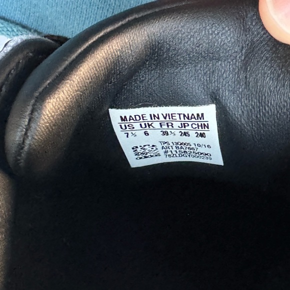 ADIDAS Superstar Bonega Sneaker White On Black Mens 7.5 Women’s 9* - Picture 6 of 7